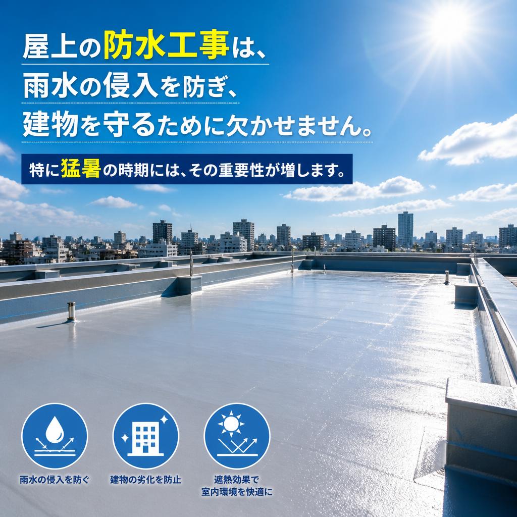 屋上防水工事の重要性