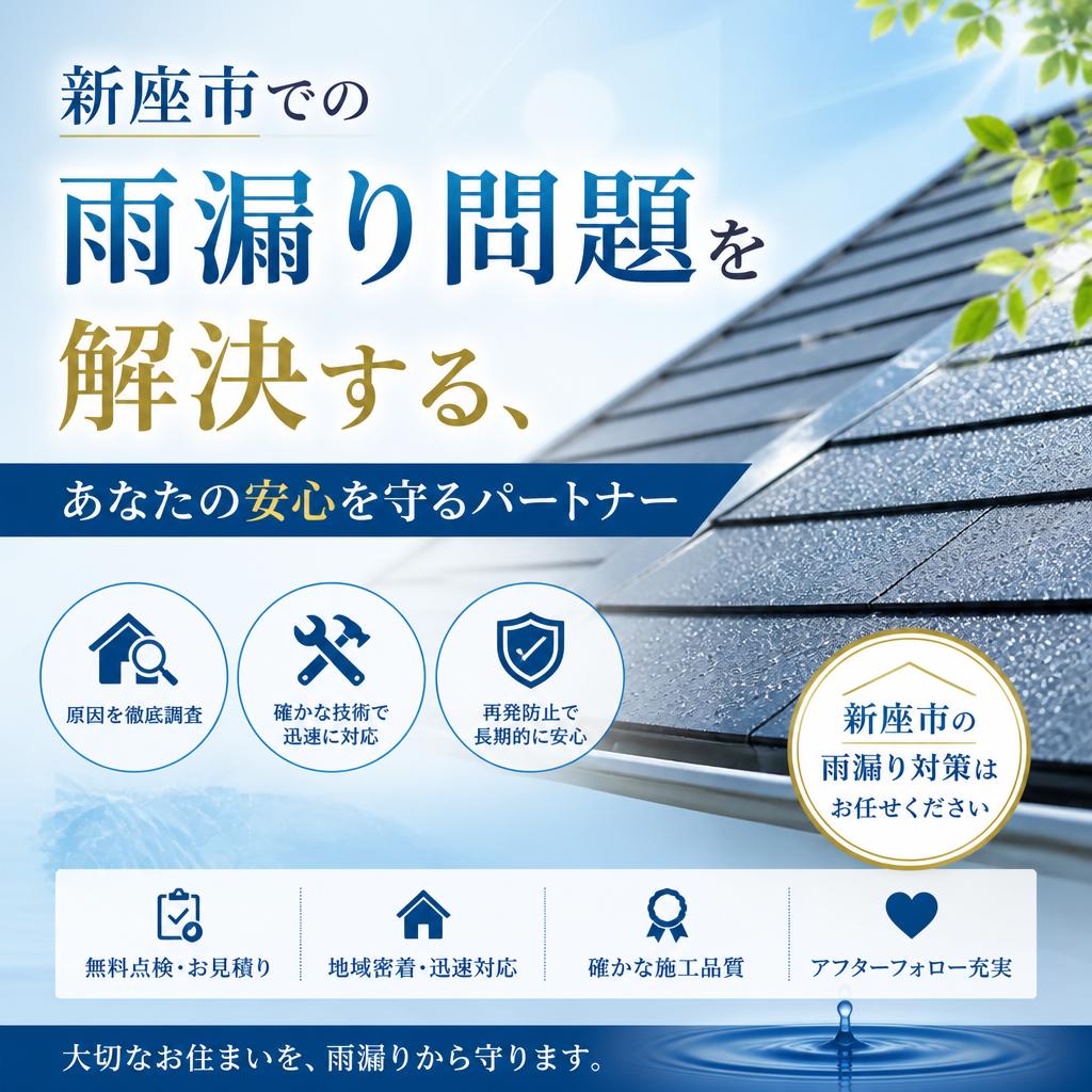 新座市での雨漏り問題を解決する、あなたの安心を守るパートナー