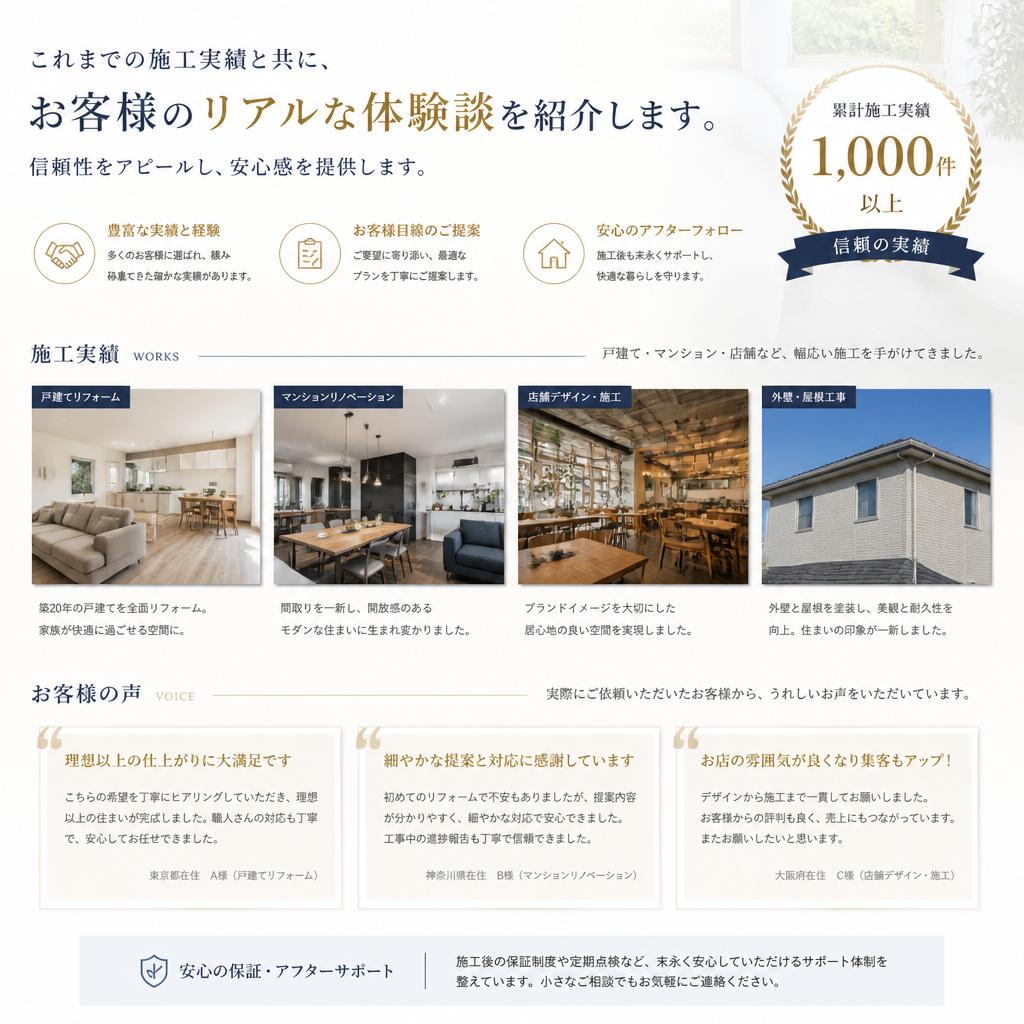 お客様の声