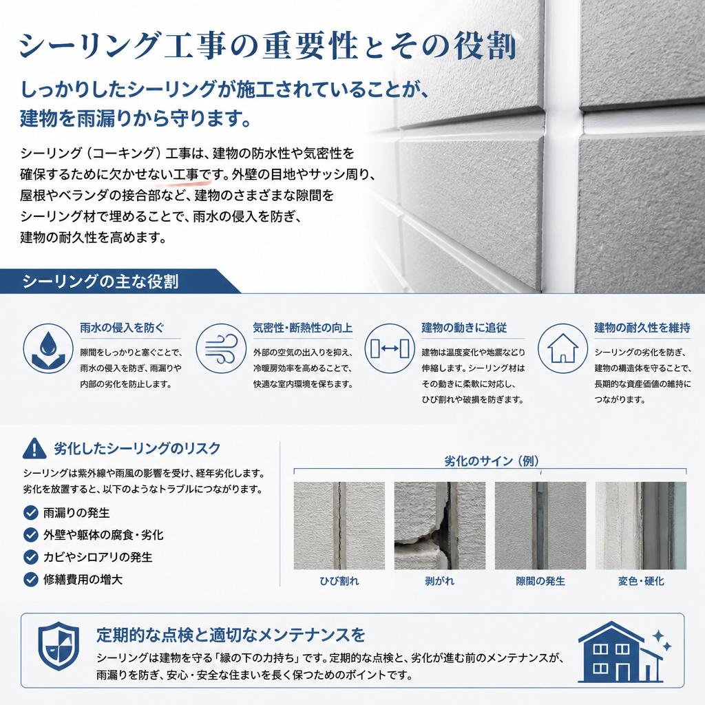 2. シーリング工事とは？