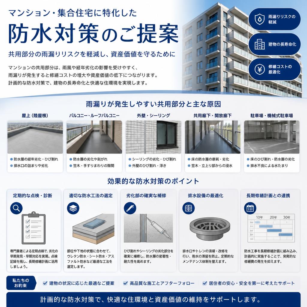4. マンション管理における防水対策