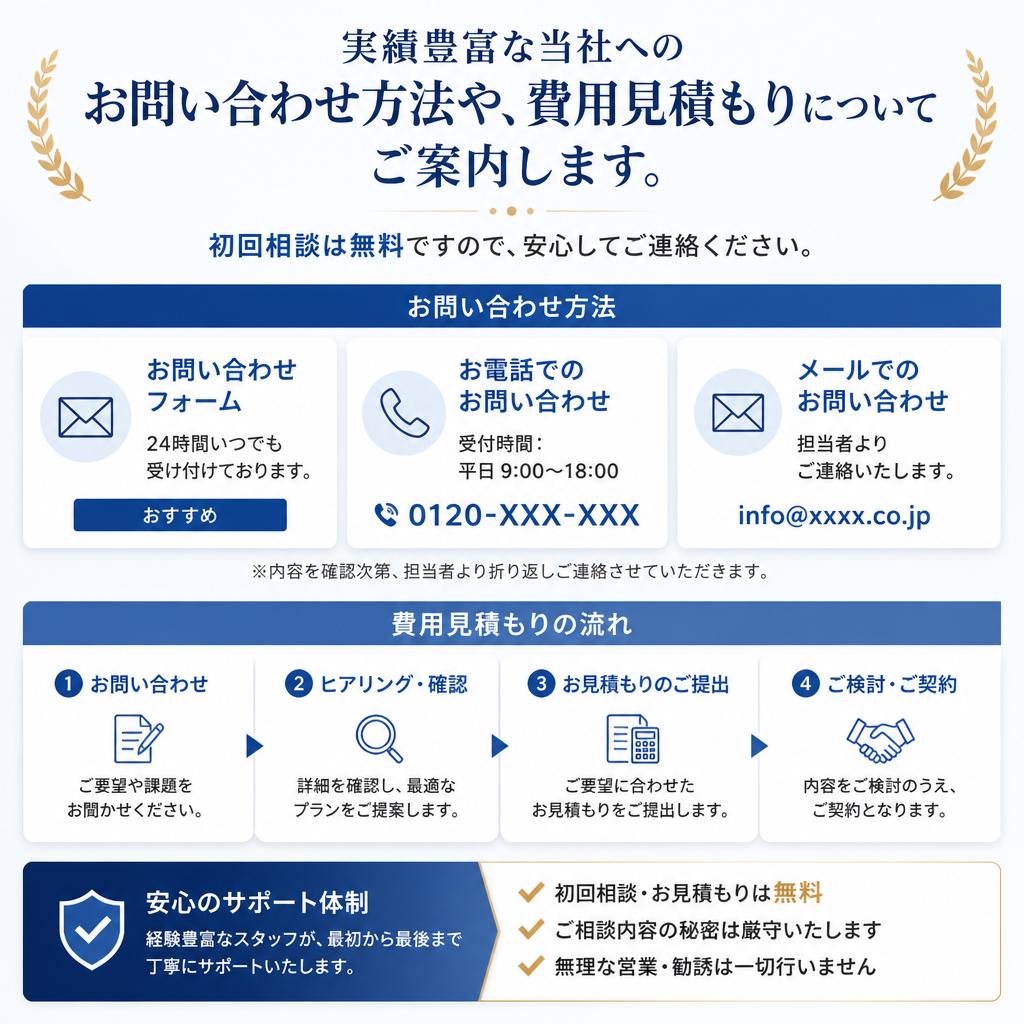 7. お問い合わせと相談