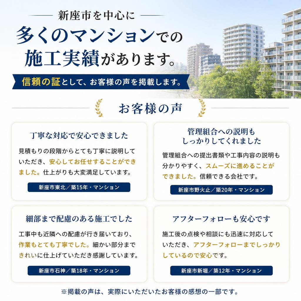 多くの実績が証明する技術力