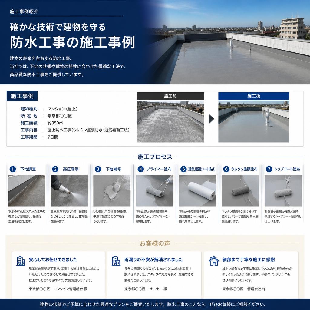 施工事例の紹介