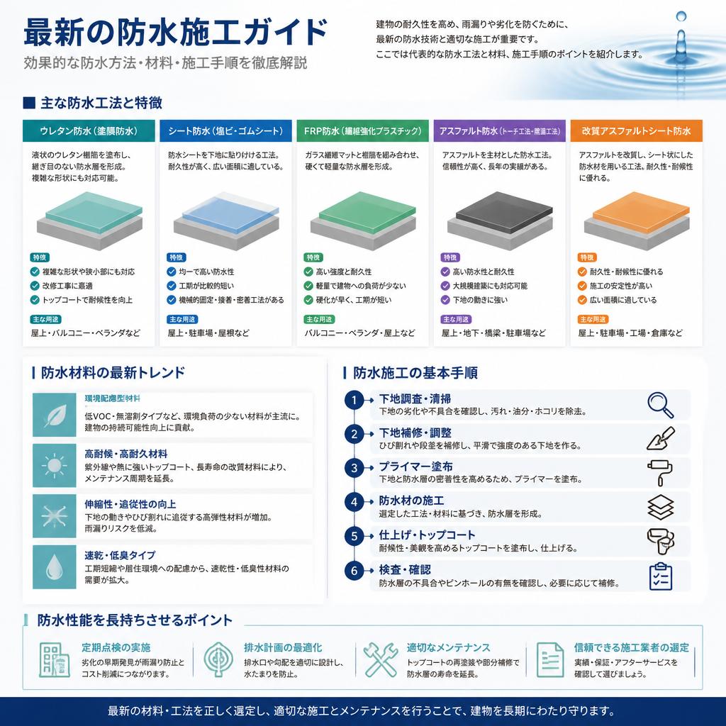 最新の防水技術とは？