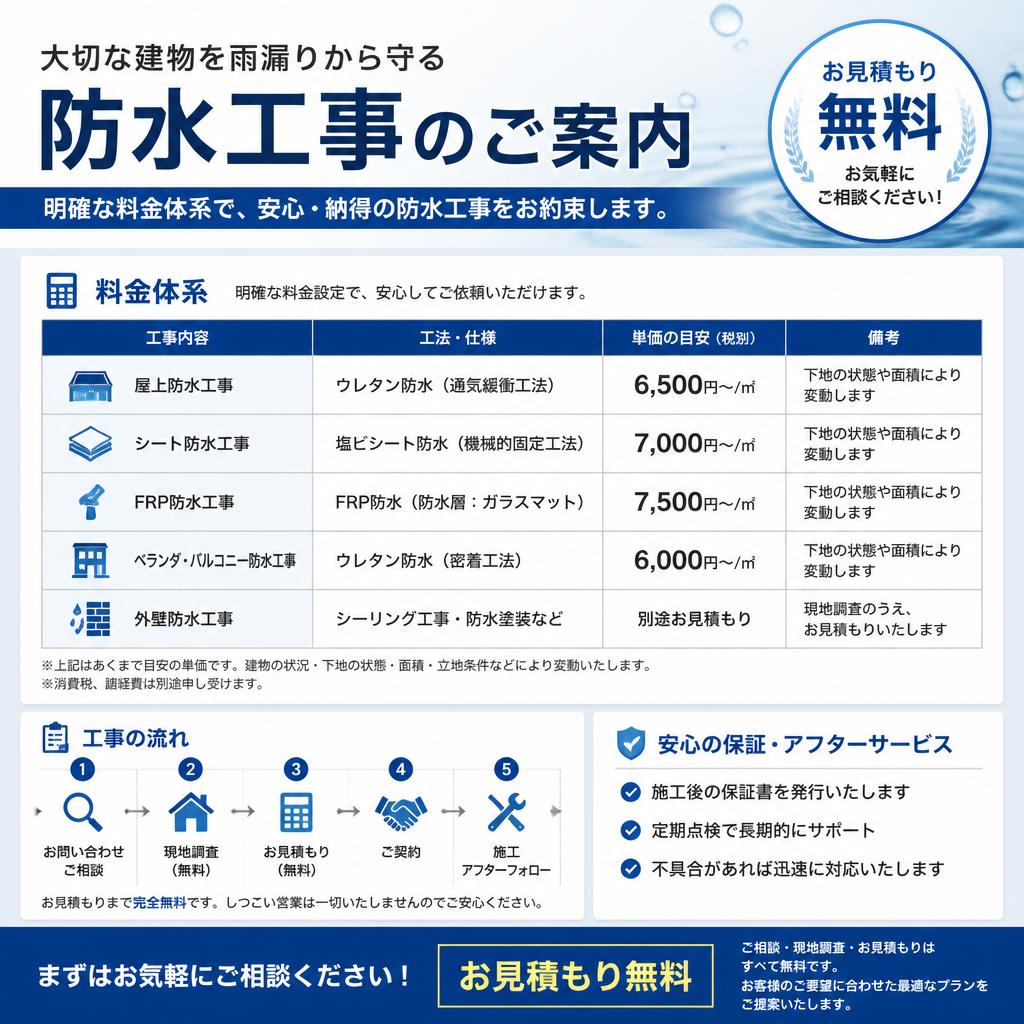5. 料金案内と見積もり