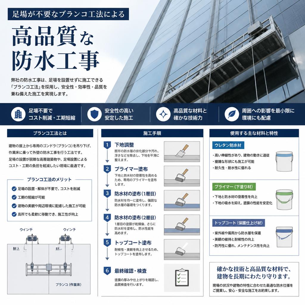 4. 当社の防水工事の特徴