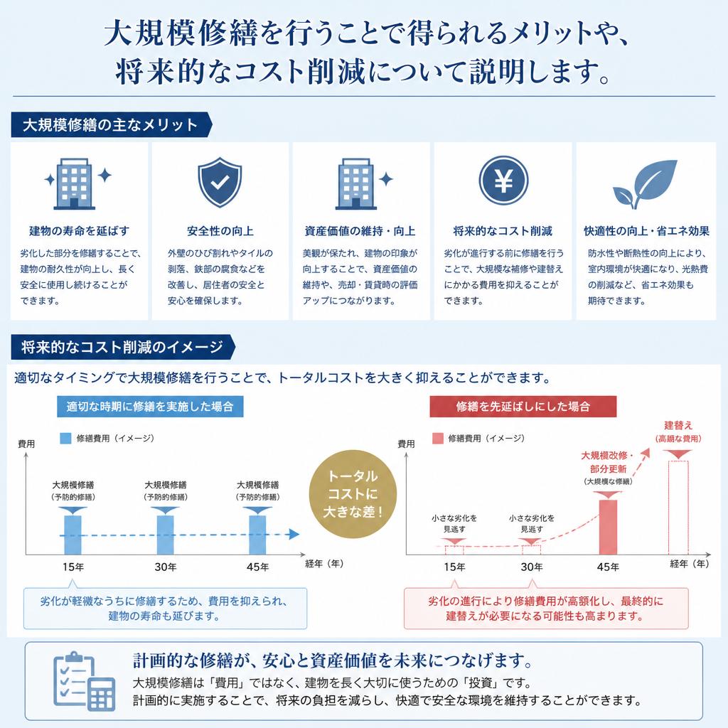 4. 大規模修繕のメリット