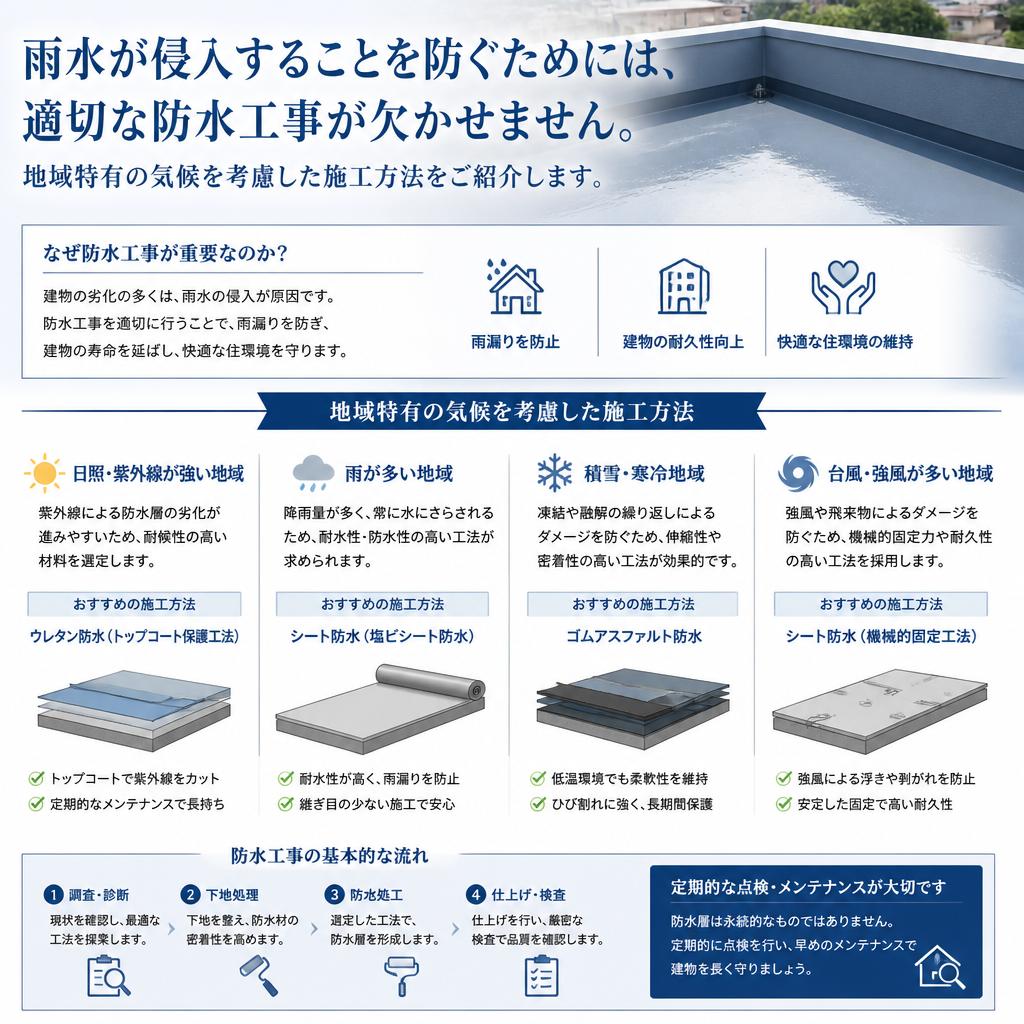 東久留米市における防水工事の重要性