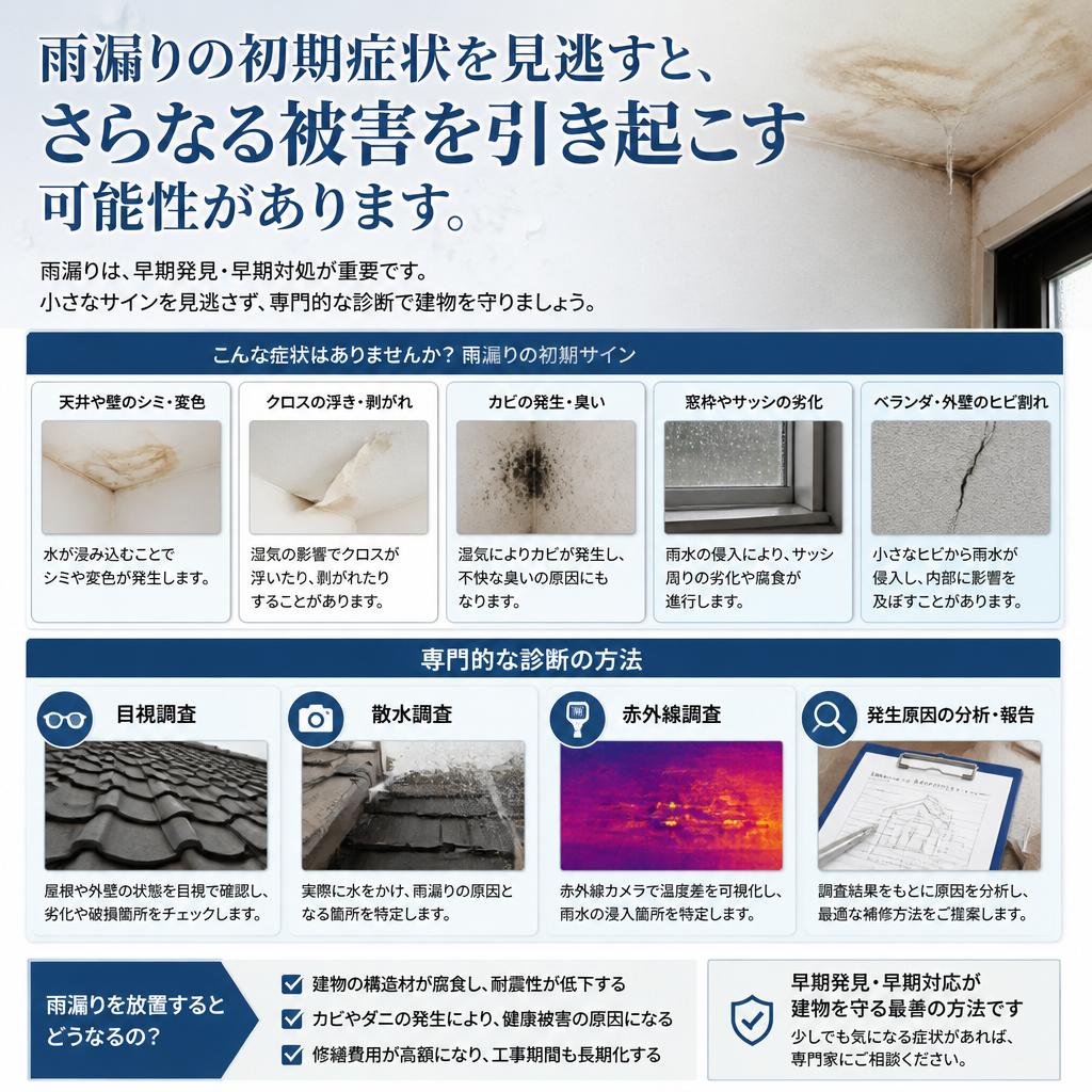 雨漏り診断の重要性