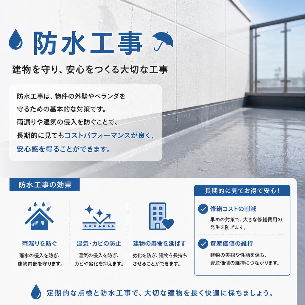 防水工事の重要性