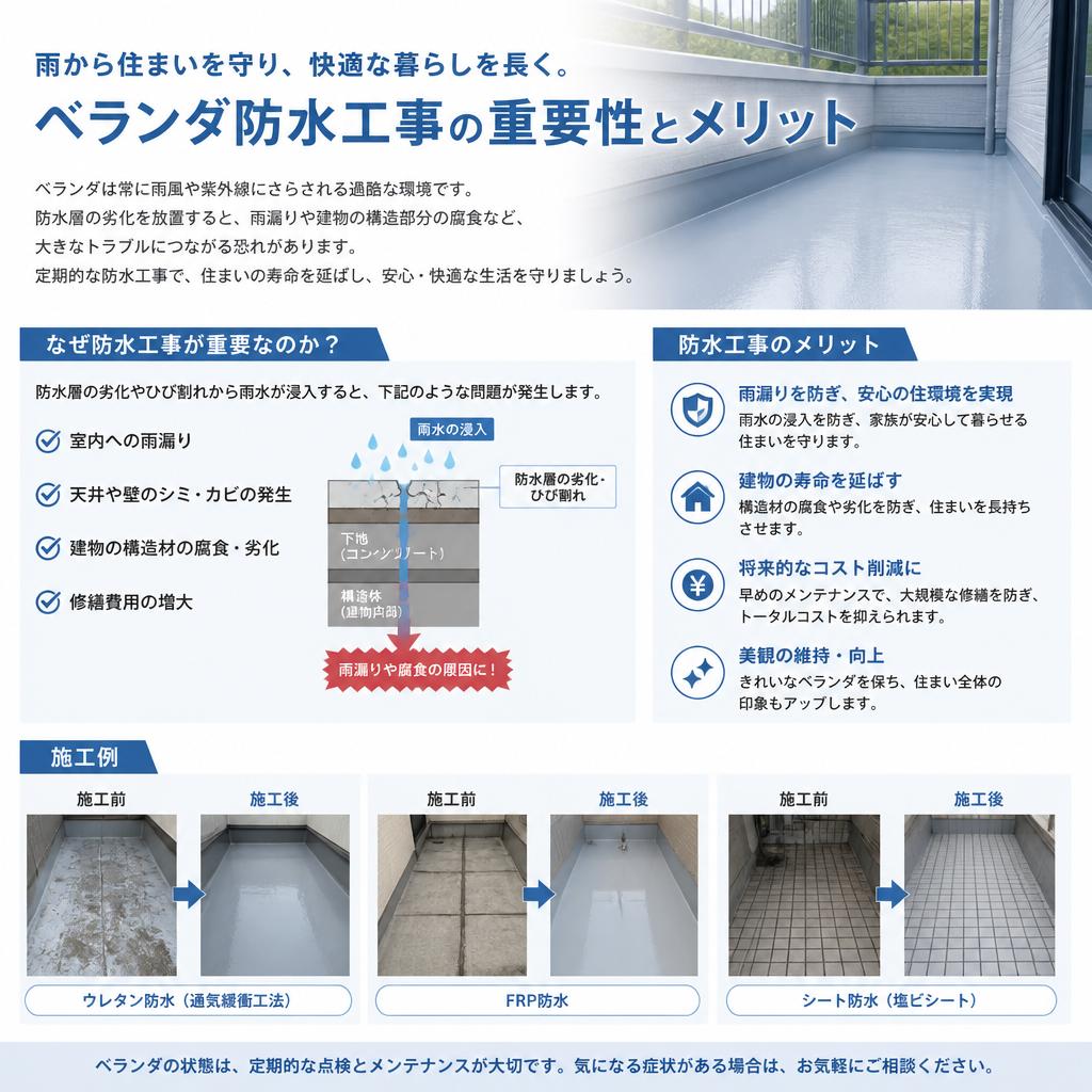 4. ベランダの防水工事