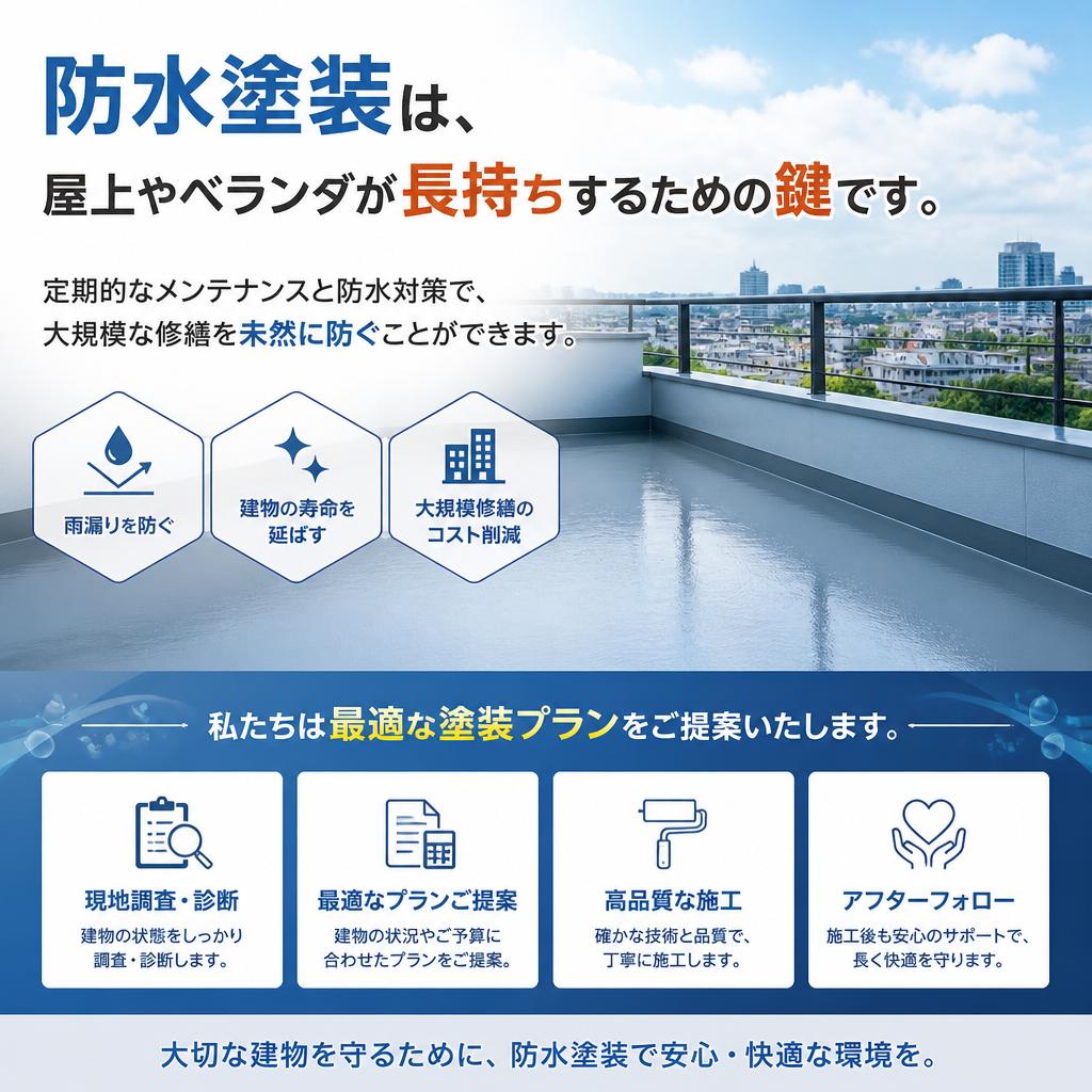 防水塗装の重要性