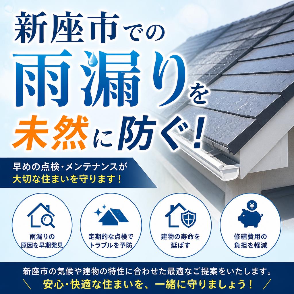 新座市での雨漏りを未然に防ぐ！