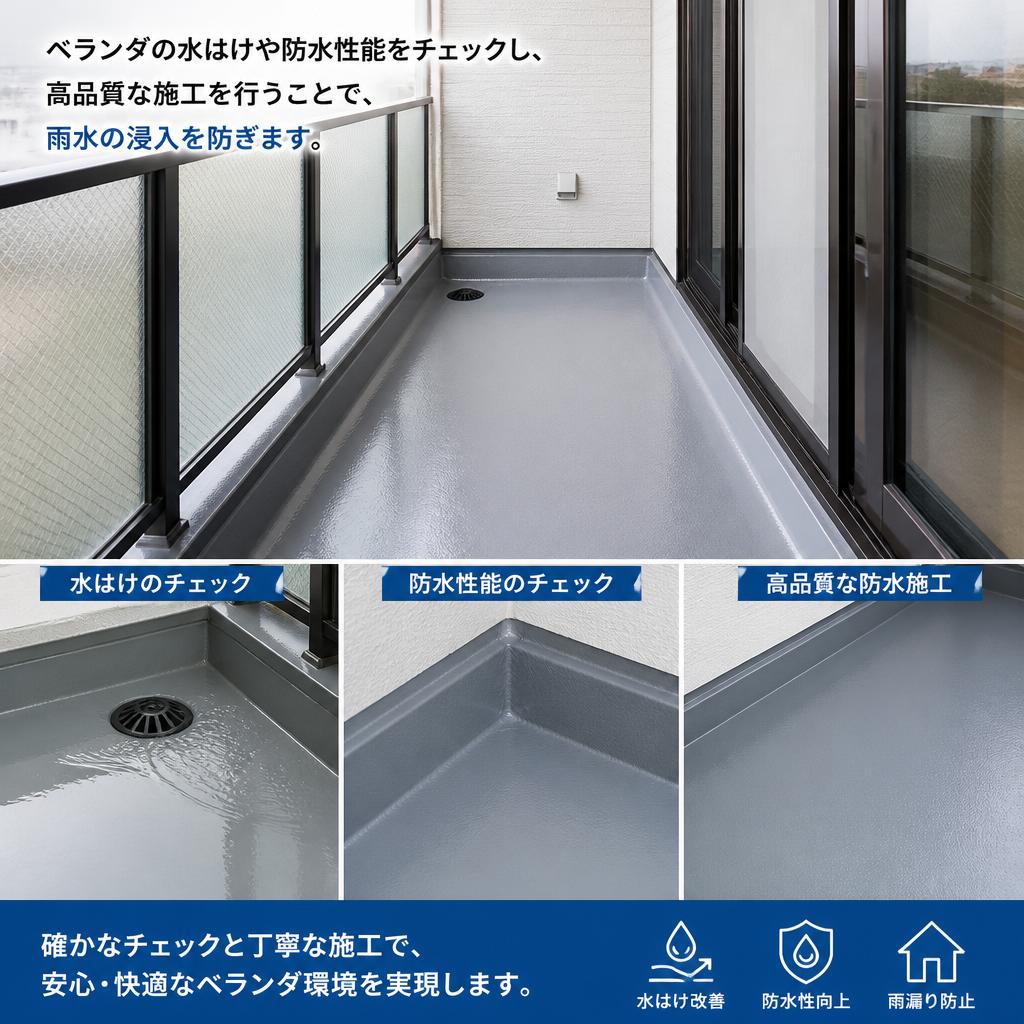5. ベランダの防水工事について