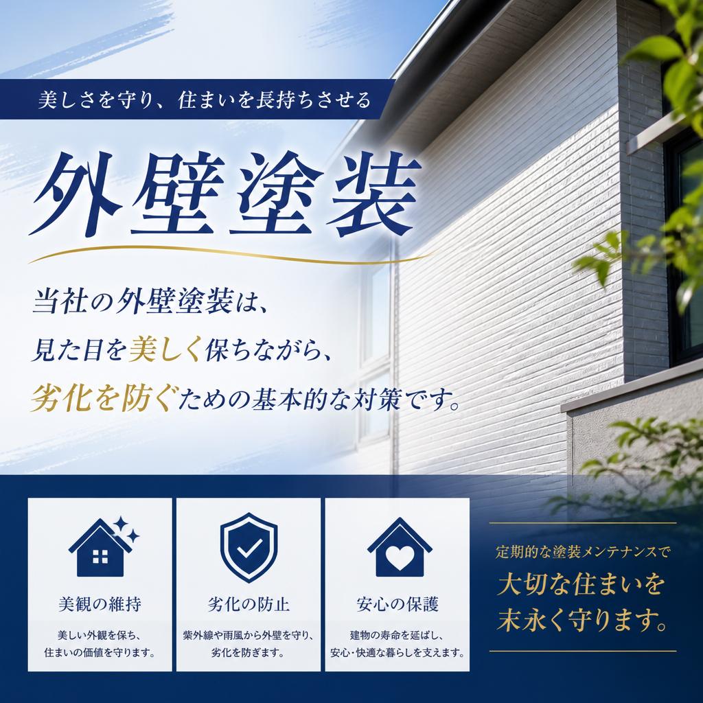 4. 外壁塗装で魅力アップ