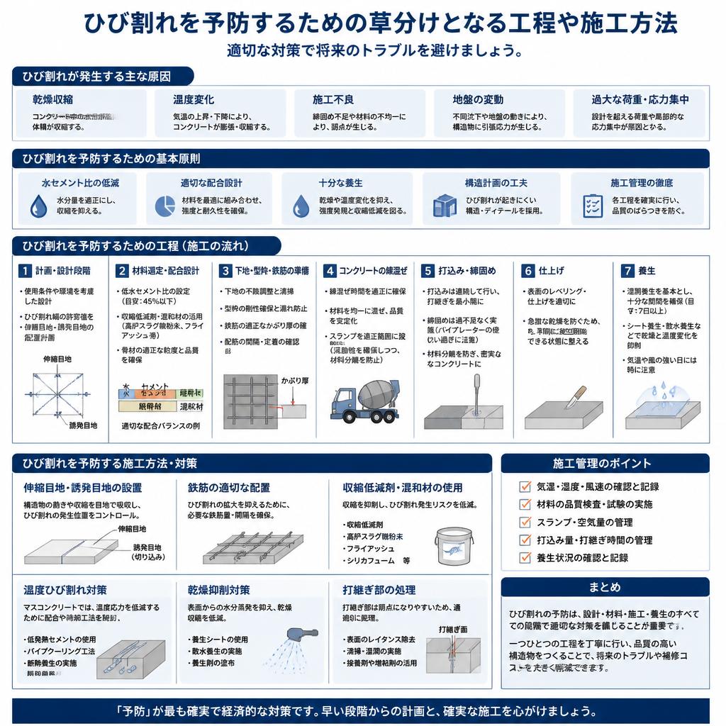 効果的なひび割れ対策