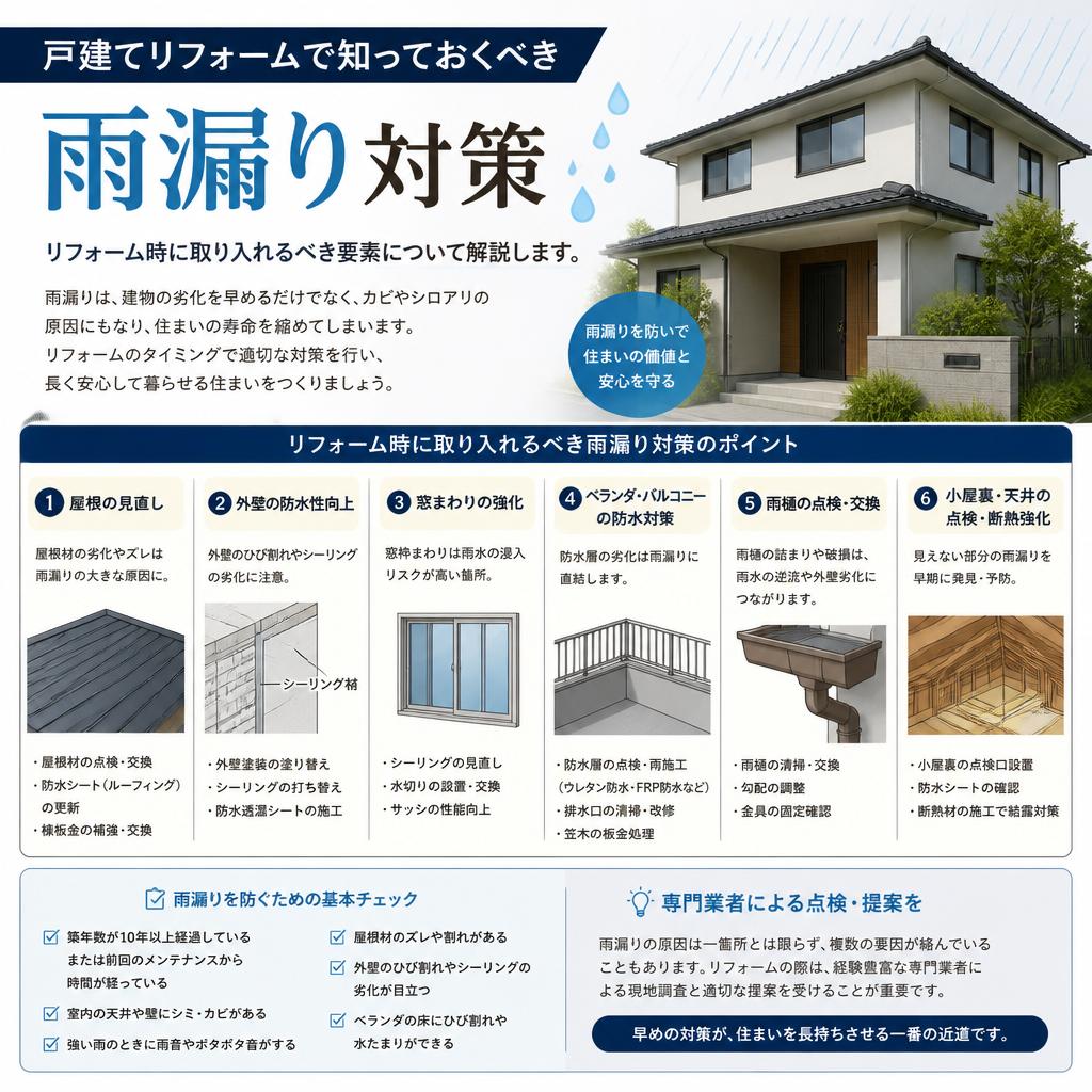 5. 戸建てリフォームのポイント