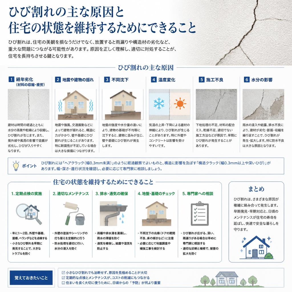 2. ひび割れの原因を知ろう