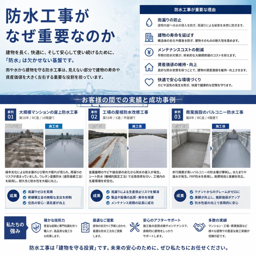 4. 防水工事の重要性
