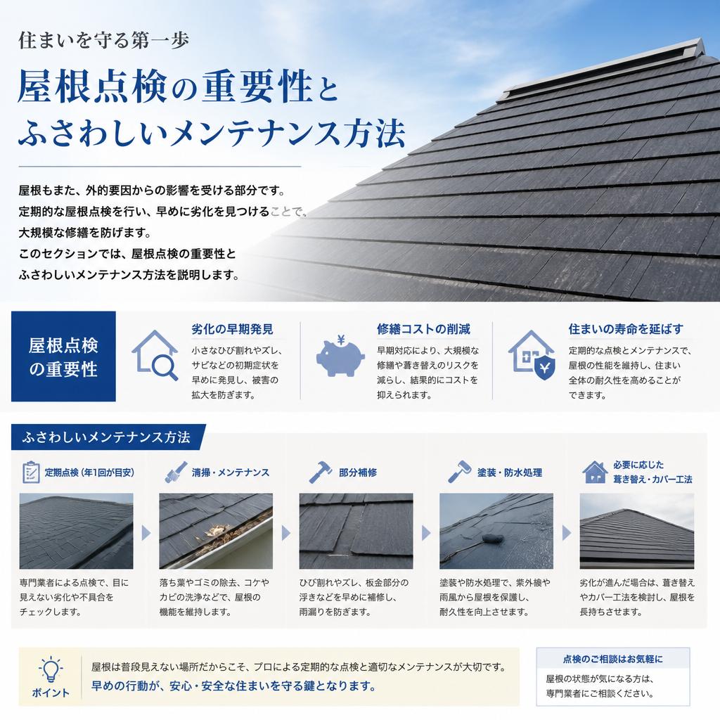 屋根点検の重要性